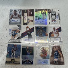Andy lot of (12) NBA Basketball Autographed panini prestige select signature