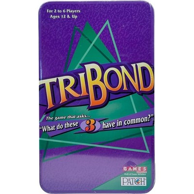 Patch TriBond Board Game Collector Tin Sealed 2003 Patch Products Ages 12+