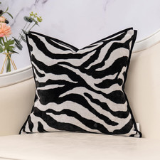 Black And Gold Rectangle Pillow Cover Cut Velvet Leopard Print Cushion Cover Lux Black And Gold Rectangle Pillow Cover Cut Velvet Leopard Print Cushion Cover Lux