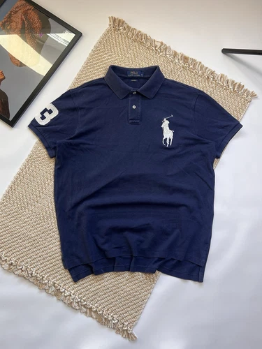 T shirt rugby Ralph Lauren Big Pony vintage années 90
