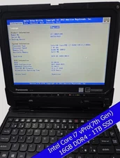 Panasonic Toughbook CF-33  i7-7600U 2.80GHz CPU 16GB RAM 4G LTE 1TB SSD WIN 11
