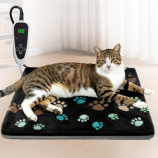 Cat Heating Pad 18X18 in with Smart Thermostat Switch and Power Line Protection