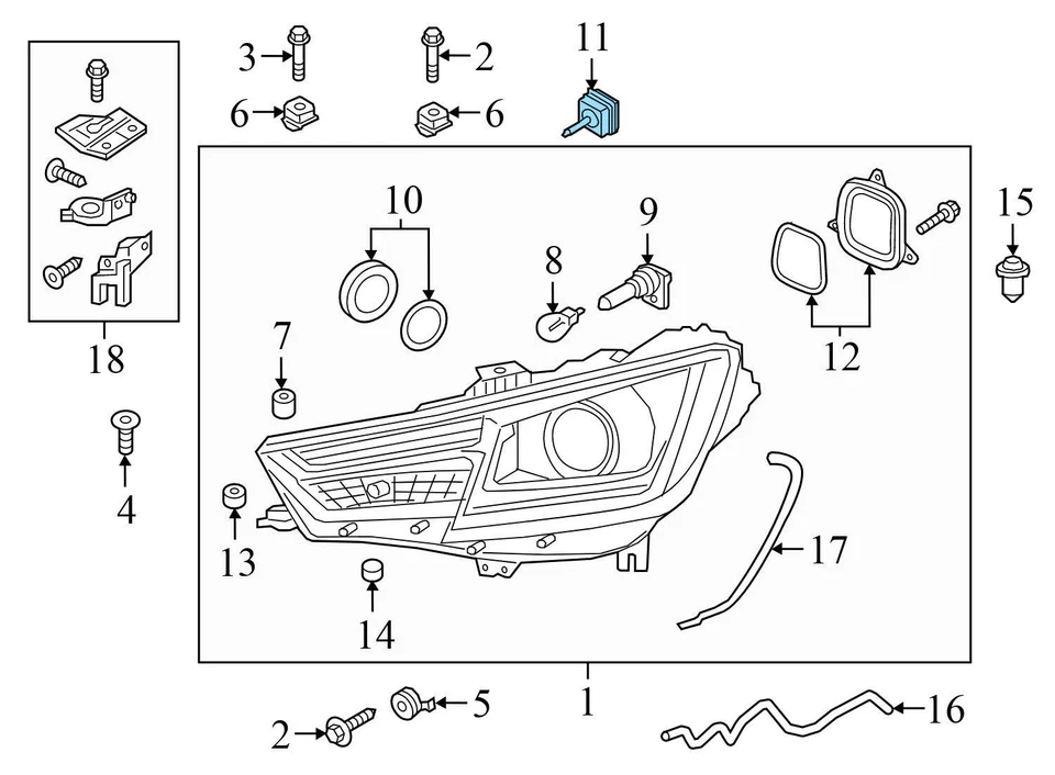 AUDI TTS QUATTRO 2016-2023 - D5S HID faro de xenón bombilla 8W0941235 Foto 3 de 4