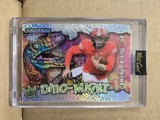 Cameron Rising 2023 Wild Card Alumination Dino-Might Rookie RC #AD-CR /25. rookie card picture