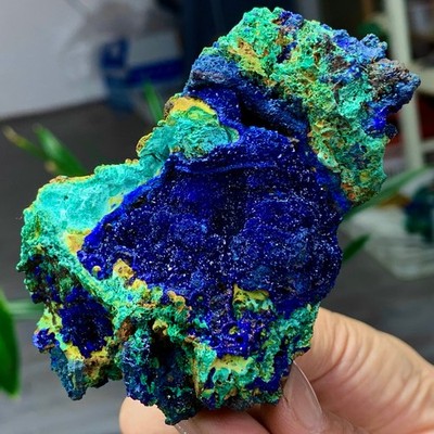 269G BEST Natural Azurite/Malachite crystal minerals specimens
