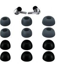 6 Pairs Galaxy Buds 3 Pro Ear Tips, Memory Foam and Silicone Eartips for Samsung