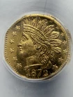 Photo of a 1872 California Fractional Gold from an eBay listing that sold on Jul 8, 2026