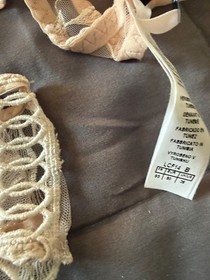 Aubade Seaon of Love brief XXL and wireless bralette M and 36B balcony bra Ivory