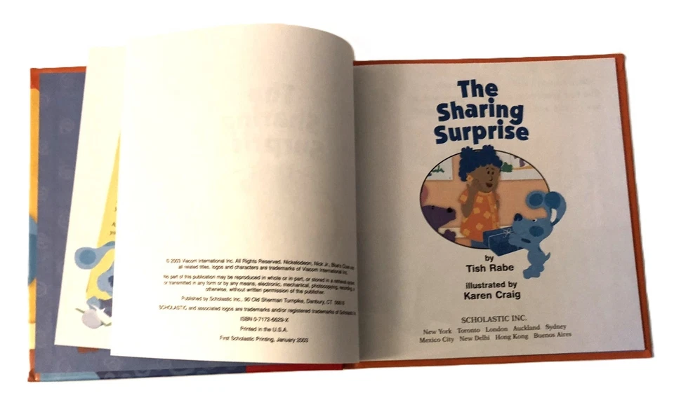 Scholastic's Books Blue's Clues & Dora The Explorer Lot of 3 Hardcover Books - Image 4 of 4