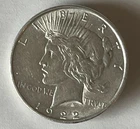 1922 UNITED STATES $1 PEACE DOLLAR 90% SILVER COIN