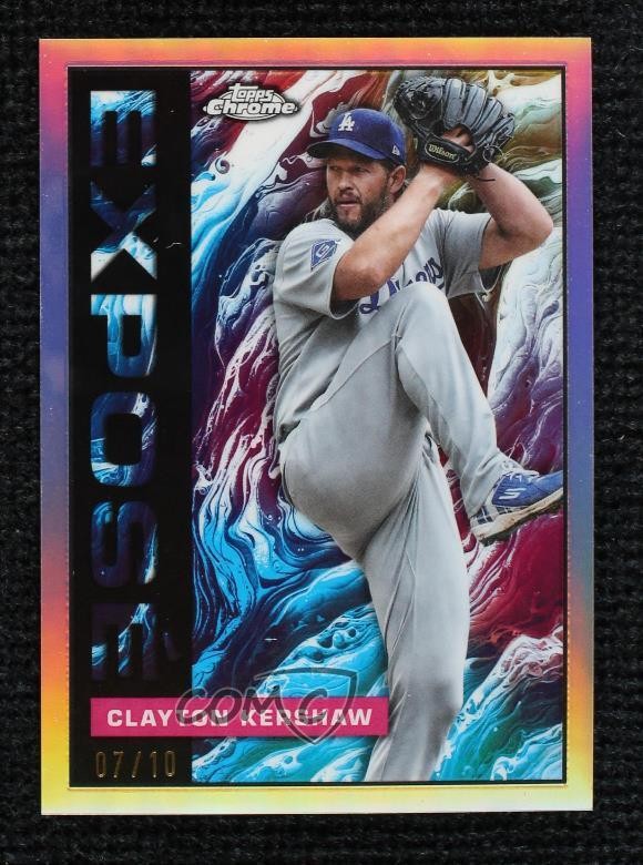2025 Topps Chrome Update Exposé 7/10 Clayton Kershaw #TCE-58 tw0