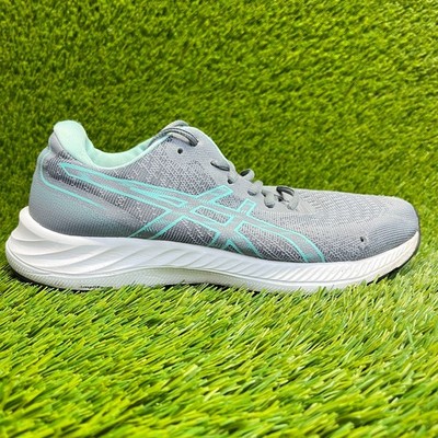 Asics Gel-Excite 9 Womens Size 8 Gray Green Athletic Running Shoes Sneakers