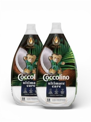 2x Coccolino Ultimate Care Coco Fantasy Ultra Konzentrierte Spülung 2x870ml