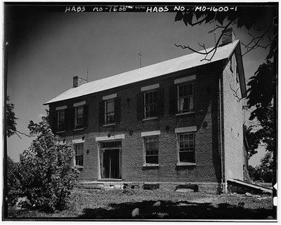 Thomas Howell House,Weldon Spring,St. Charles County,MO,Missouri,HABS,Home