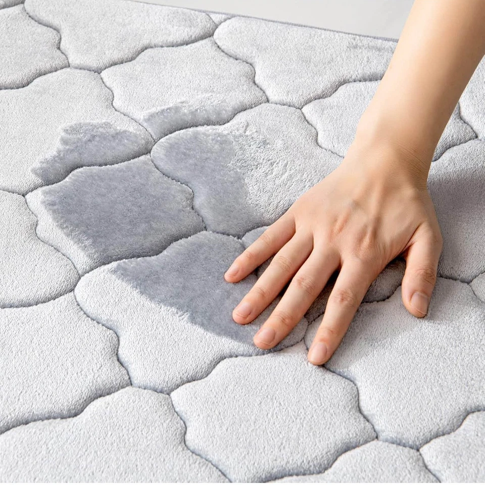 MIULEE Badematte Memoryschaum Marokko Badteppiche rutschfest Memory Foam - Bild 2 von 4
