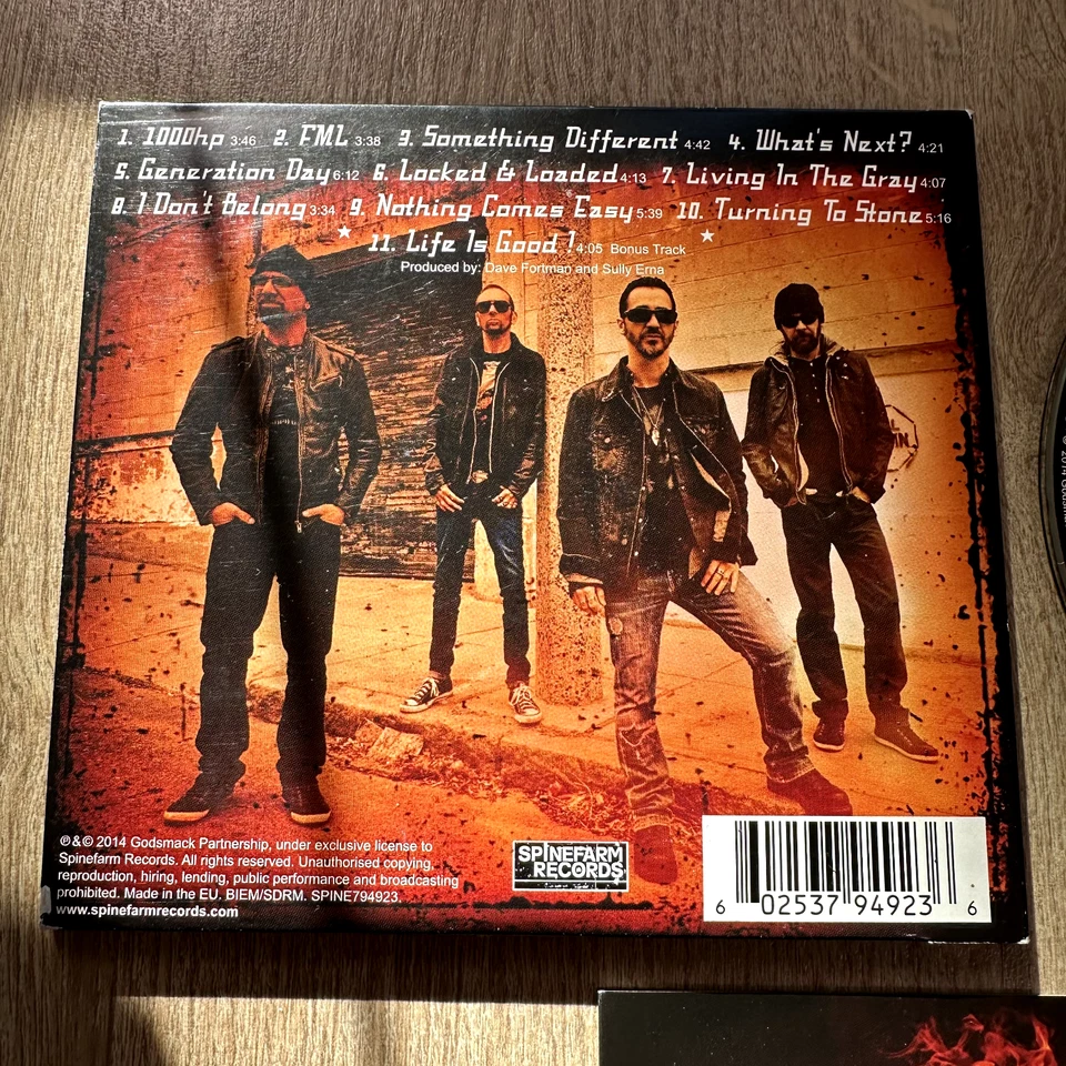 Godsmack - 1000 HP CD Album 2014 Slipcase Ltd Edition Bonus Track Life is Good ! - Bild 3 von 4