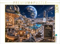 Calvendo Puzzle Luna Haven Resort | 1000 Teile Lege-GrößE 64 × 48 Cm Foto-Puzzle