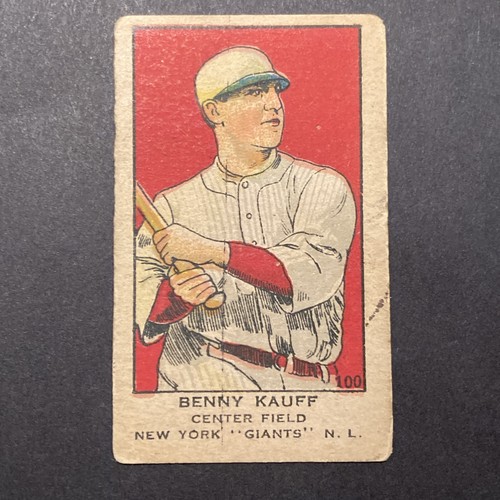 Benny Kauff [Hand Cut] #100 1919 W514 card