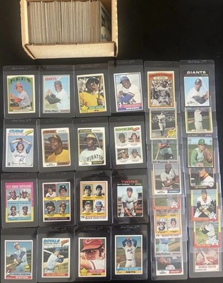 1970-79 Vintage Topps Lot(300+) Mays Aaron Clemente Bench Key HOF ROOKIES Loaded
