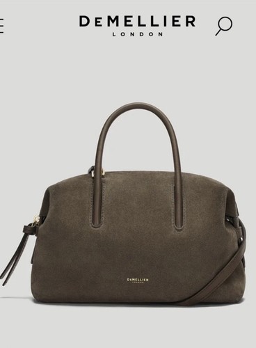 NWOT Demellier London The Midi Stockholm Hazel Suede Bag