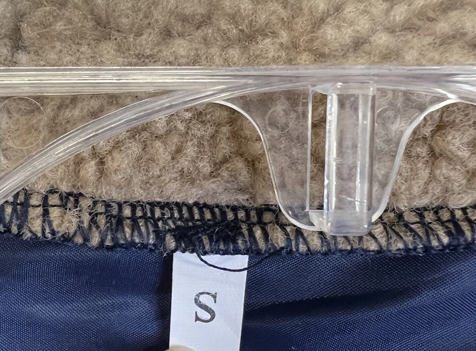 Chaqueta acolchada a rayas arco iris vintage años 70 Sherpa forrada capucha abrigo de esquí pequeño Foto 4 de 4