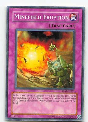 Minefield Eruption TLM-EN051 The Lost Millennium Common LP Yu-Gi-Oh