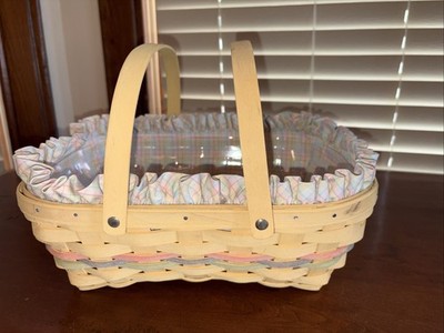 Longaberger 2005 Sunwashed Easter Basket Liner Protector