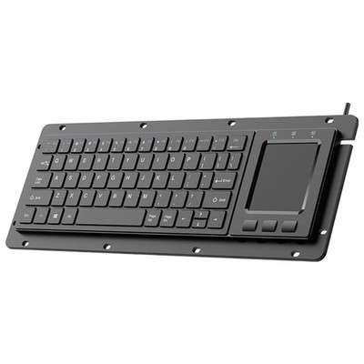 Win 11 Supported Industrial Waterproof Keyboards 64Keys Touchpads USB