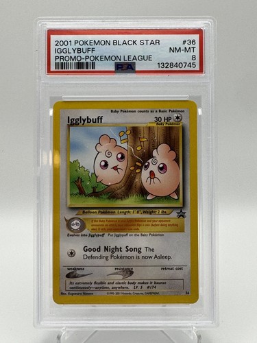 Igglybuff graded PSA 8 for sale on eBay