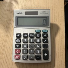 Casio MS-80S Two Way Power 8-Digit Tax Desktop Calculator