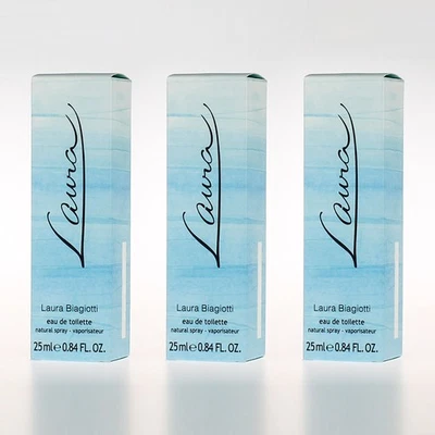 3x Laura Biagiotti Laura EDT 25ml - Photo 1/2