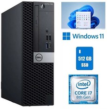 Dell OptiPlex 7060 Desktop Core i7-8700 16GB RAM 512GB SSD W11 Pro