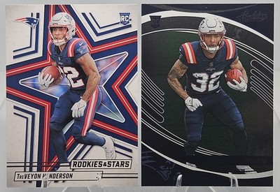Treveyon Henderson 2025 ROOKIE CARD LOT - Panini Absolute / Rookies & Stars RC