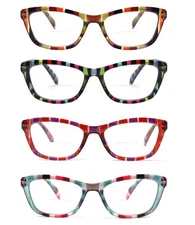 Yogo Vision Bifocal Reading Glasses for Men and Women Rectangle Multifocal