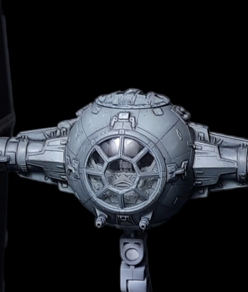 Star Wars Bandai 1/72 TIE Fighter Built & Painted - Image 2 of 4