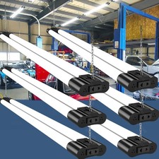 4-20Pack 4FT LED Shop Light Linkable 42W 6000K Daylight White 5000 Lumens