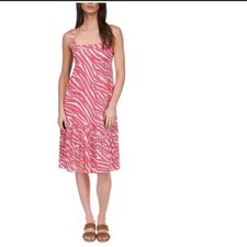 MICHAEL Michael Kors Zebra Print Dress Medium