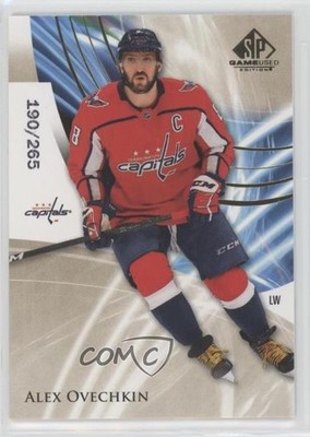 2020-21 Upper Deck SP Game Used Golden Burst 190/265 Alex Ovechkin #90 0il7