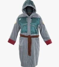 Star Wars Boba Fett Hooded Bathrobe for Men/Women | One Size Fits Most Adults