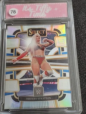 2024 Panini Select WWE - Concourse Tiffany Stratton #36 Silver Prizm Custom Slab