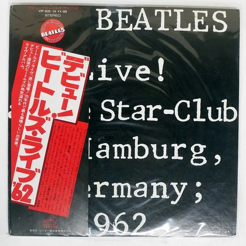 BEATLES LIVE AT THE STAR-CLUB IN HAMBURG VICTOR VIP9523 Japan OBI VINYL 2LP