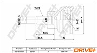 Gelenksatz Antriebswelle Dr!Ve+ DP2110.10.1351 M20X1,5 FüR Nissan Note E11 NE11