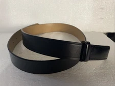 Dutyman 1211 Black Full Grain Leather buckleless Work Belt - Men's Size 33