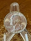 1956-D 25C Washington Quarter AU/BU - 90% Silver  #RJ38