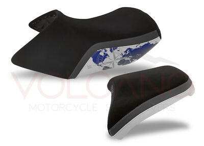 Volcano Sitzbezug Anti-Rutsch Blau B071C/B/1080 für BMW R 1200 GS 2005-2012
