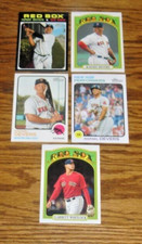 2017-2023 Topps Heritage RED SOX Lot (45) w/ Devers, Bogaerts, World Series, RCs