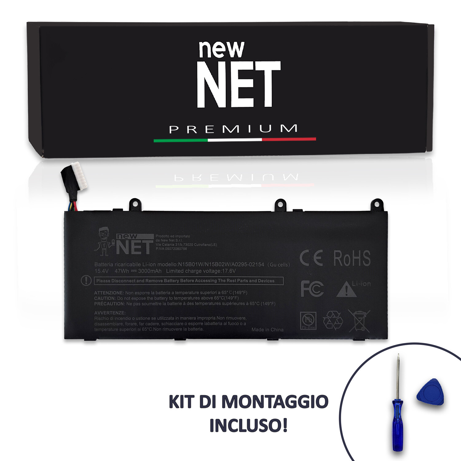 Batteria per Xiaomi Mi Ruby 15.6 2019 TM1802-AD Compatibile