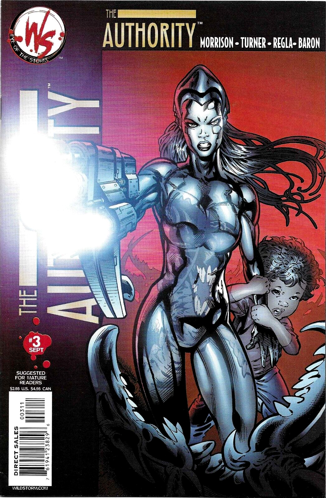 THE AUTHORITY #3 (VOL 2)  WILDSTORM  SEP 2003  V/G  1ST PRINT