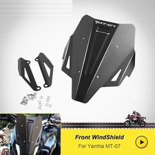 Motorfiets Windscherm Voor MT07 Voor MT-07 2021 2022 2023 2024 Motorfiets Windscherm Deflectors Windscherm Schermbeschermer Onderdelen Windscherm Motorvoorruit Verstelbare(Grey