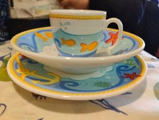tiffany sailor plate set 3 piece